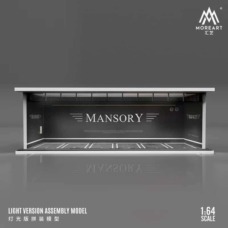 MOREART 1/64 Mansory Parking Garage Diorama with LED lights