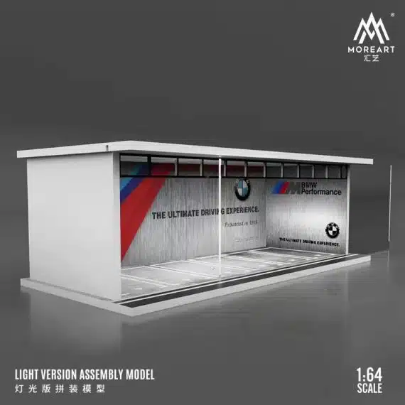 MOREART 1/64 BMW Parking Garage Diorama with LED lights