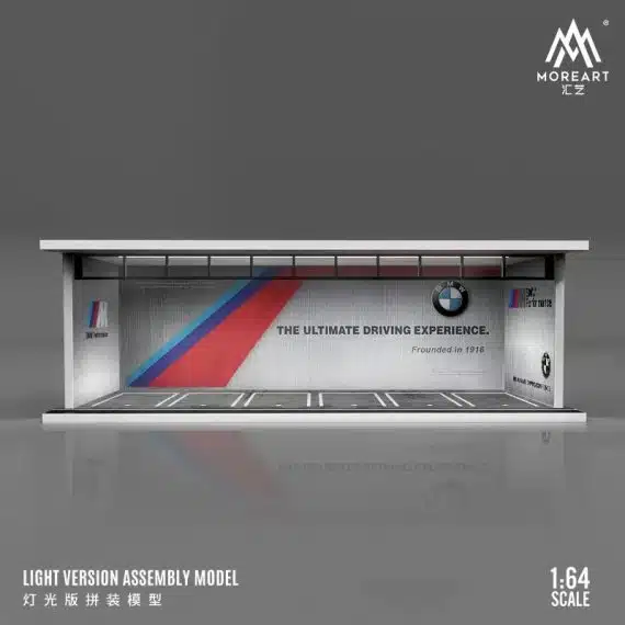MOREART 1/64 BMW Parking Garage Diorama with LED lights