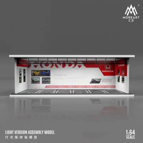 MOREART 1/64 Honda Parking Garage Diorama with LED lights