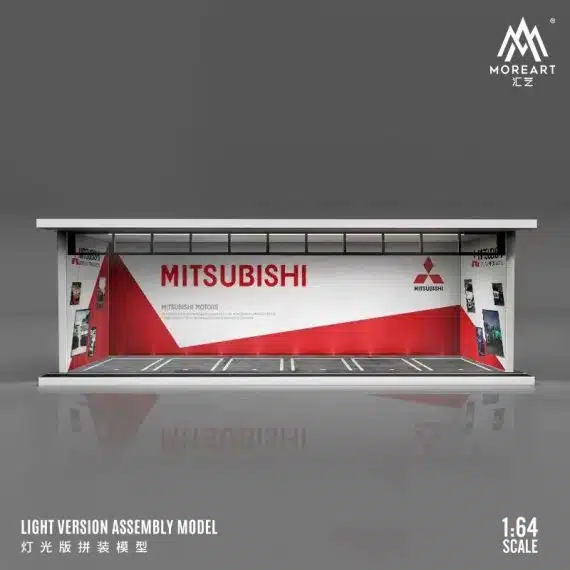 MOREART 1/64 Mitsubishi Parking Garage Diorama with LED lights
