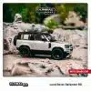 Tarmac Works GLOBAL64 Land Rover Defender 90 Silver Metallic