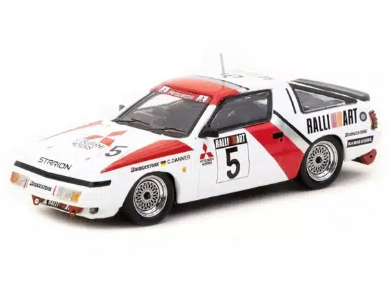 Tarmac Works 1/64 Hobby64 Mitsubishi Starion Macau Guia Race 1988