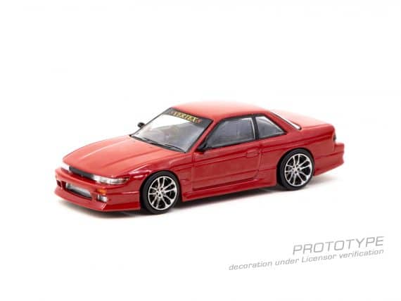 Tarmac Works 1/64 GLOBAL64 VERTEX Nissan Silvia S13 Red Metallic T64G-025-RE