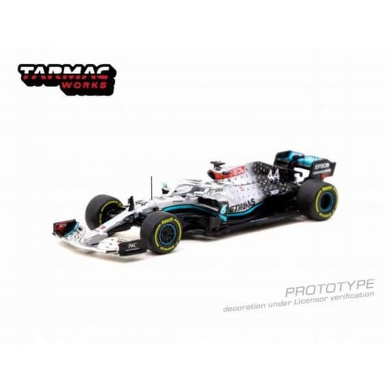 Tarmac Works GLOBAL64 Mercedes-AMG F1 W11 EQ Performance Barcelona Pre-season Testing 2020 Lewis Hamilton
