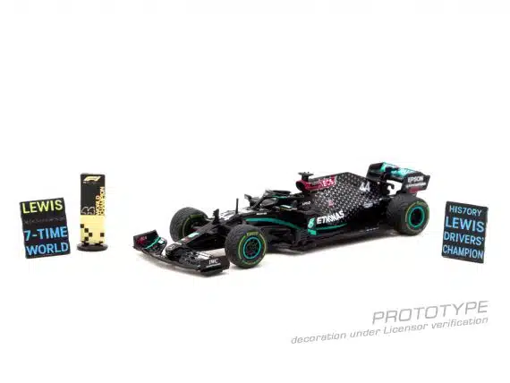 Tarmac Works 1/64 GLOBAL64 Mercedes-AMG F1 W11 EQ Performance Turkish Grand Prix 2020 Winner World Champion 2020 Lewis Hamilton T64G-F036-LH3