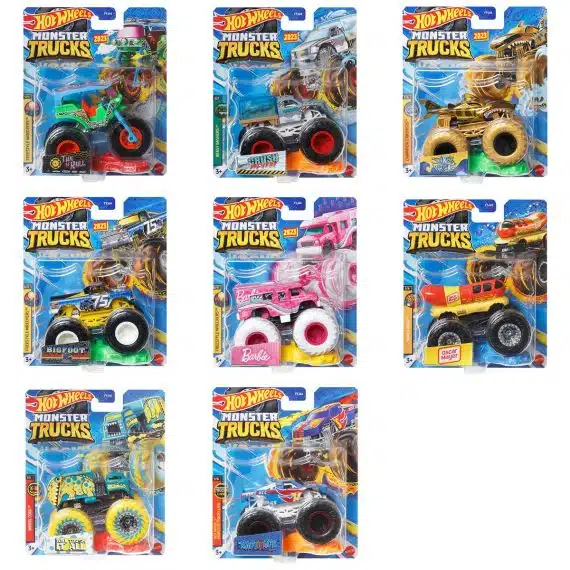 Hot Wheels Monster Trucks Freestyle Wreckers Barbie