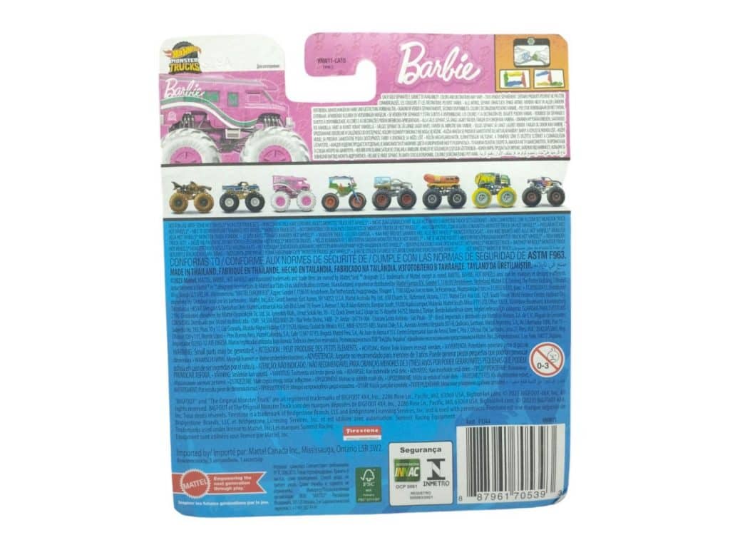 Hot Wheels Monster Trucks Freestyle Wreckers Barbie