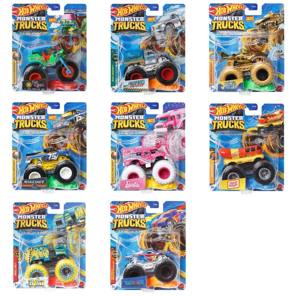 Hot Wheels Monster Trucks Freestyle Wreckers Tuk N' Roll