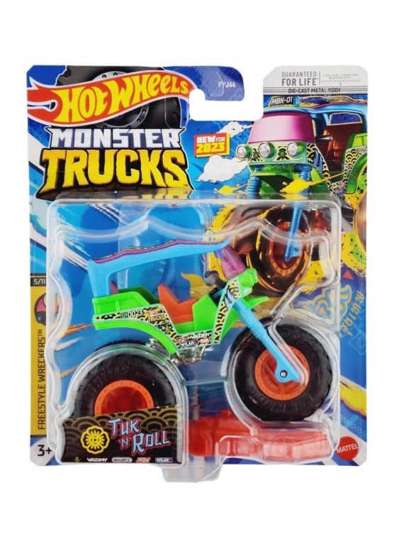 Hot Wheels Monster Trucks Freestyle Wreckers Tuk N' Roll