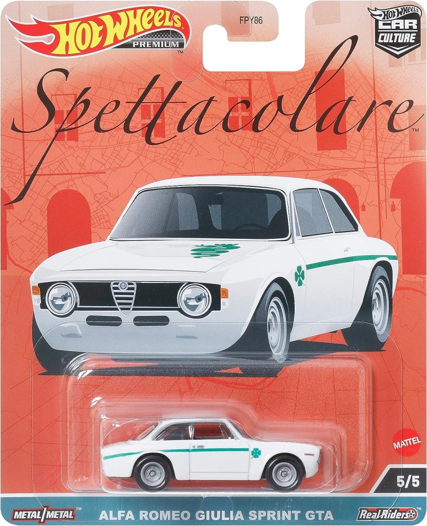 Hot Wheels Premium Car Culture Spettacolare - Alfa Romeo Giulia Sprint GTA HKC50