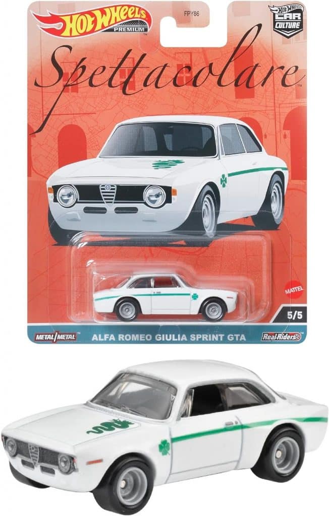 Hot Wheels Premium Car Culture Spettacolare - Alfa Romeo Giulia Sprint GTA HKC50