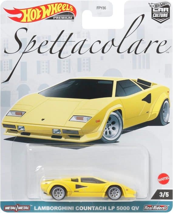 Hot Wheels Premium Car Culture Spettacolare - Lamborghini Countach LP 5000 QV