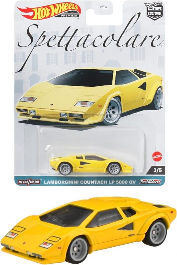 Hot Wheels Premium Car Culture Spettacolare - Lamborghini Countach LP 5000 QV