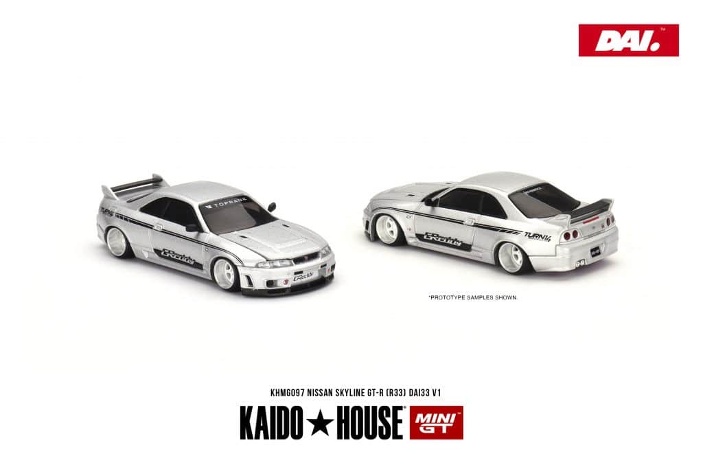 MINI GT Nissan Skyline GT-R (R33) DAI33 V1 KHMG097