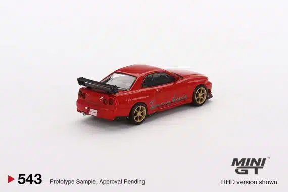 MINI GT No.543 Nissan Skyline GT-R Tommykaira R-z Red RHD MGT00543