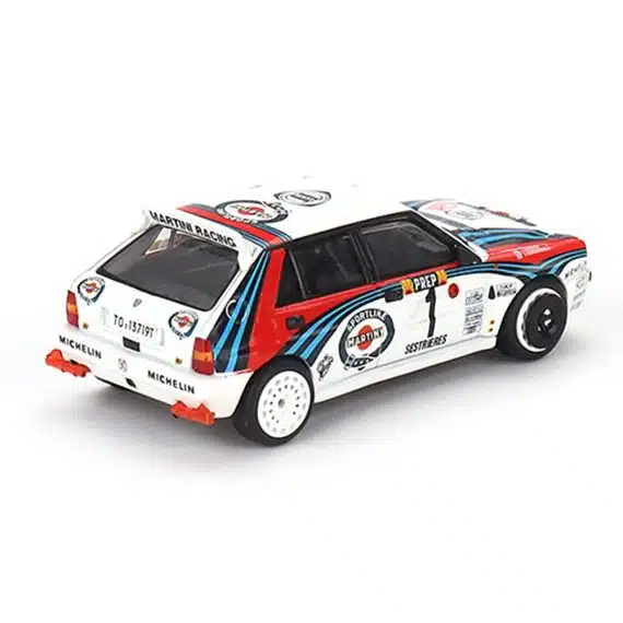 MINI GT Lancia Delta HF Integrale Evoluzione 1992 Rally MonteCarlo Martini Racing 4 sets Cars Set Limited Edition 5000 Set MGTS0002