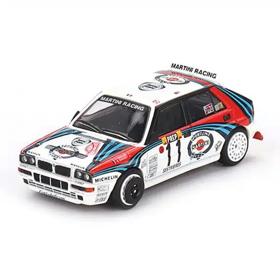 MINI GT Lancia Delta HF Integrale Evoluzione 1992 Rally MonteCarlo Martini Racing 4 sets Cars Set Limited Edition 5000 Set MGTS0002