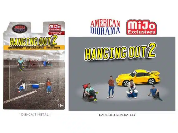 American Diorama 1/64 miJo Exclusives Hanging Out 2 Limited Edition AD-76518MJ