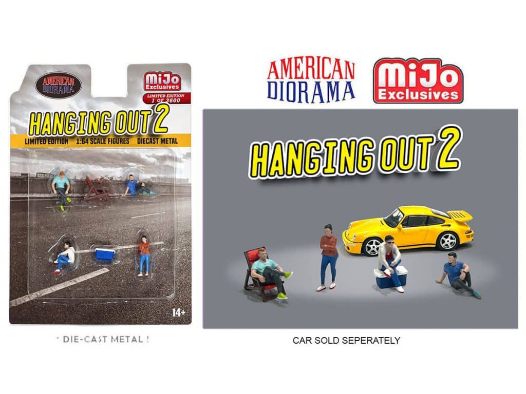 American Diorama 1/64 miJo Exclusives Hanging Out 2 Limited Edition AD-76518MJ