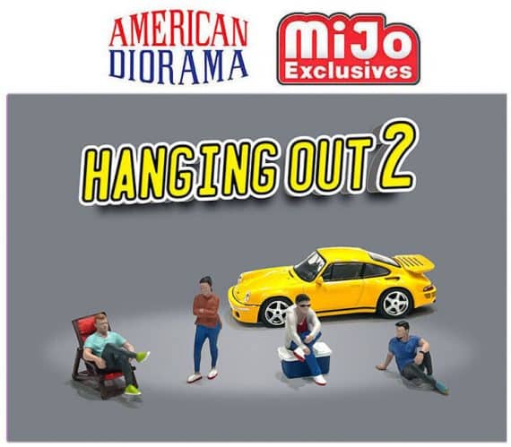 American Diorama 1/64 miJo Exclusives Hanging Out 2 Limited Edition AD-76518MJ