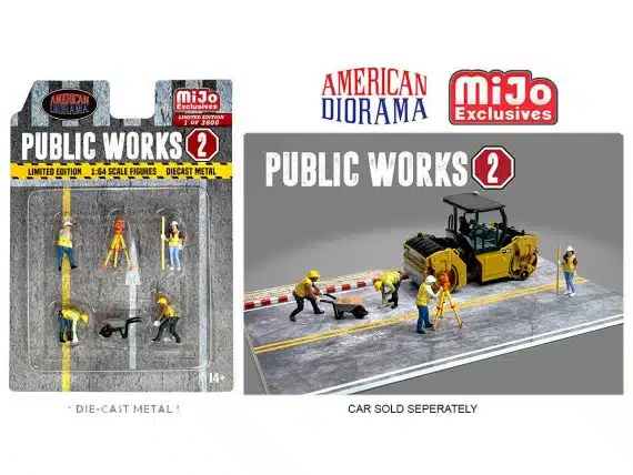 American Diorama 1/64 miJo Exclusives Public Works 2 Limited Edition AD-76519MJ