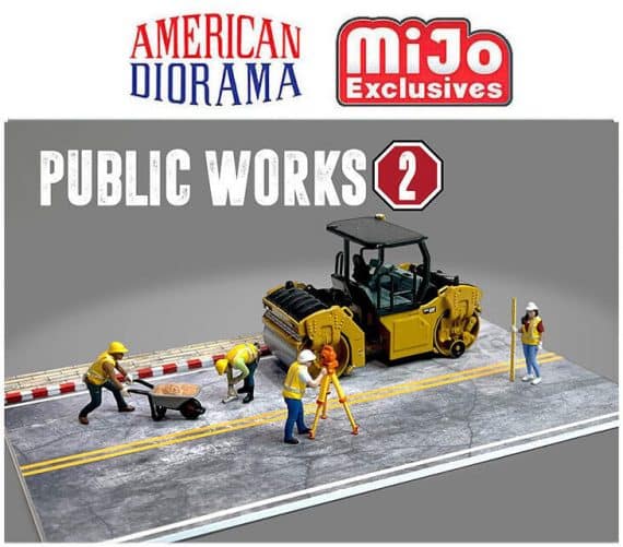 American Diorama 1/64 miJo Exclusives Public Works 2 Limited Edition AD-76519MJ