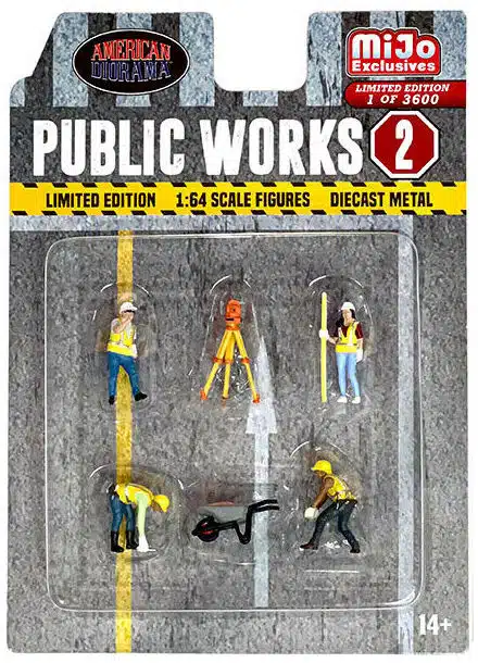 American Diorama 1/64 miJo Exclusives Public Works 2 Limited Edition AD-76519MJ