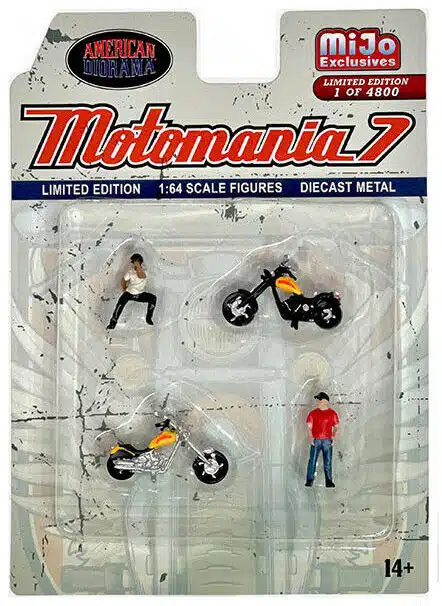 American Diorama 1/64 miJo Exclusives Motomania 7 Limited Edition AD-76520MJ