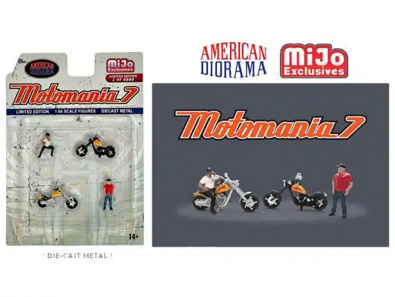 American Diorama 1/64 miJo Exclusives Motomania 7 Limited Edition AD-76520MJ