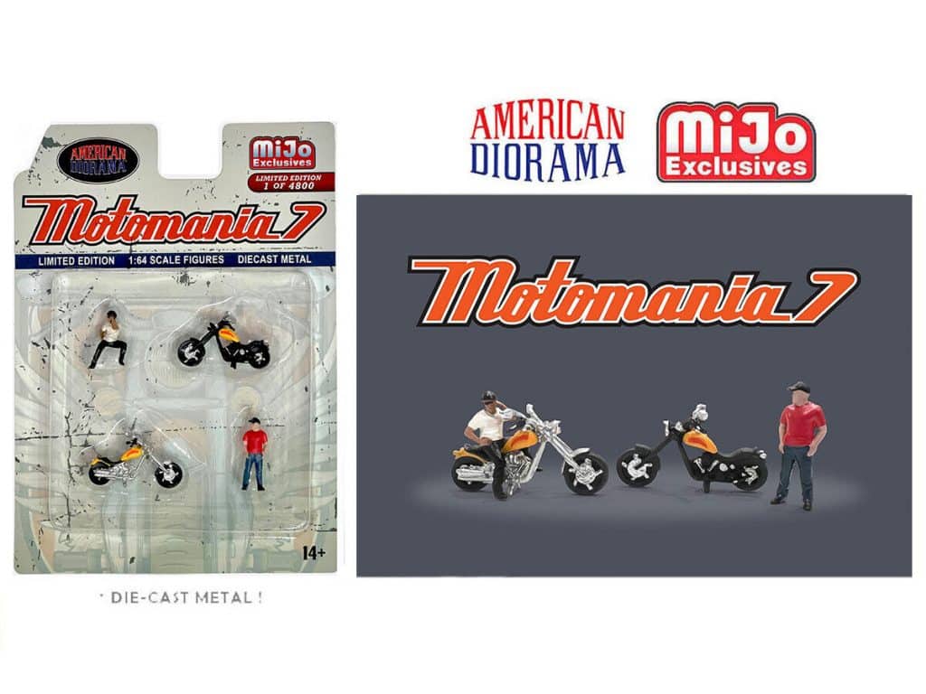 American Diorama 1/64 miJo Exclusives Motomania 7 Limited Edition AD-76520MJ