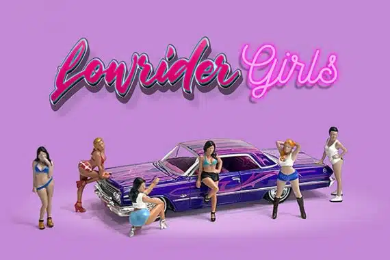 American Diorama 1/64 miJo Exclusives Lowrider Girls Limited Edition AD-76521MJ