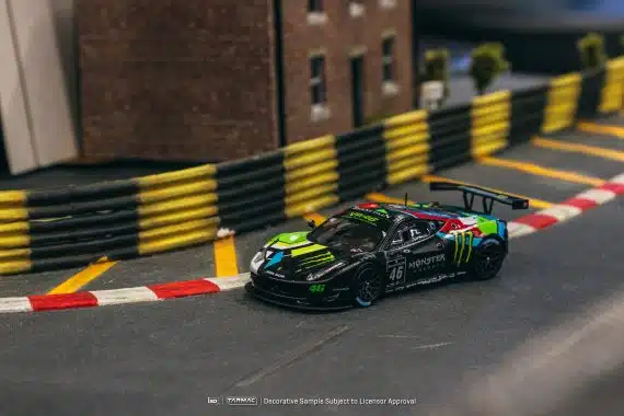 Tarmac Works 1/64 HOBBY64 Ferrari 458 Italia GT3 Blancpain Endurance Series 2012 – MONZA V. Rossi / A. Salucci / A.Ceccato T64-073-12BGT46M