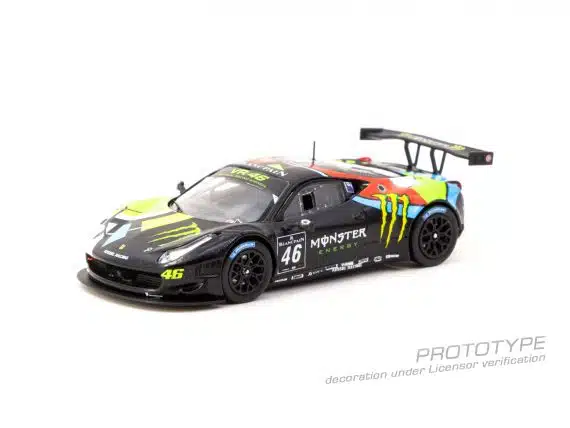 Tarmac Works 1/64 HOBBY64 Ferrari 458 Italia GT3 Blancpain Endurance Series 2012 – MONZA V. Rossi / A. Salucci / A.Ceccato T64-073-12BGT46M