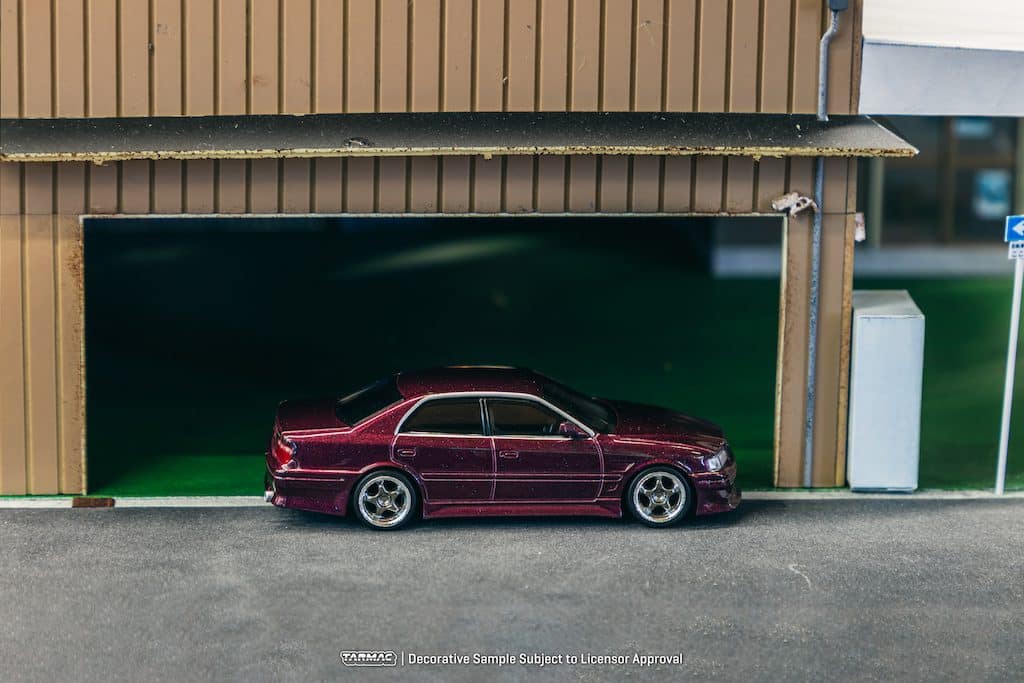 Tarmac Works 1/64 GLOBAL64 VERTEX Toyota Chaser JZX100 Purple Metallic T64G-007-PU