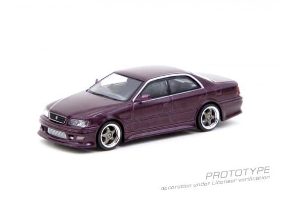 Tarmac Works 1/64 GLOBAL64 VERTEX Toyota Chaser JZX100 Purple Metallic T64G-007-PU