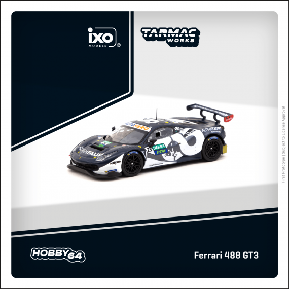 Tarmac Works 1/64 HOBBY64 Ferrari 488 GT3 DTM 2021 Nürburgring Race 2 Winner Alex Albon T64-072-21DTM23