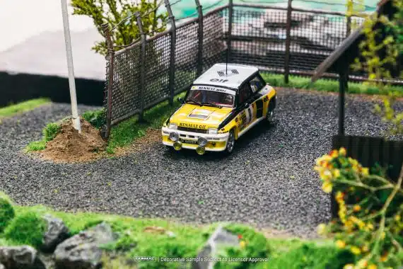 Tarmac Works 1/64 HOBBY64 Renault 5 Turbo Monte Carlo Rally 1981 Winner Jean Ragnotti / Jean-Marc Andrié T64-TL060-81MCR09