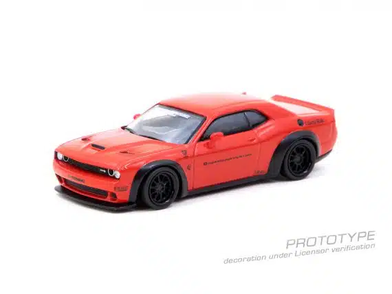 Tarmac Works 1/64 GLOBAL64 LB-WORKS Dodge Challenger SRT Hellcat Red T64G-TL039-RE