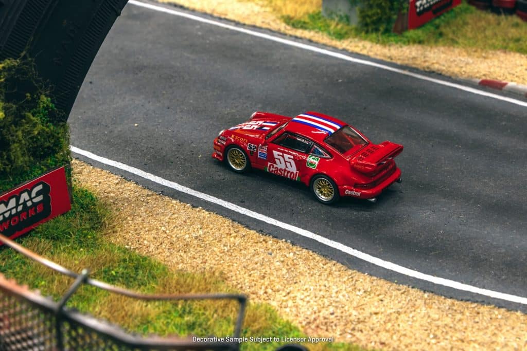 Tarmac Works 1/64 Schuco Porsche 911 RSR 3.8 Red T64S-003-95WG