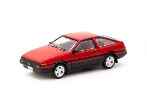 Tarmac Works 1/64 J-Collection Toyota Sprinter Trueno (AE86) Red/Black JC64-001-RD