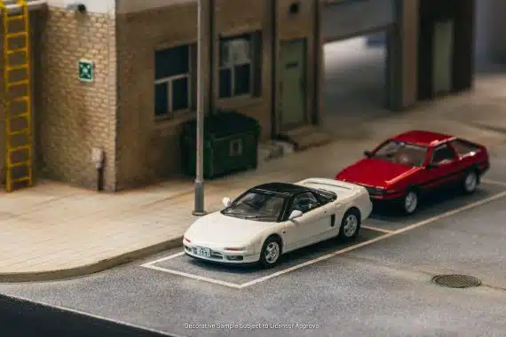 Tarmac Works 1/64 COLLAB64 Honda NSX (NA1) White JC64-002-WH
