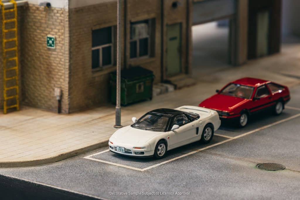 Tarmac Works 1/64 COLLAB64 Honda NSX (NA1) White JC64-002-WH