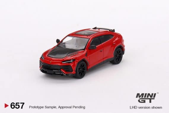 MINI GT No.657 Lamborghini Urus Performante Rosso Mars MGT00657