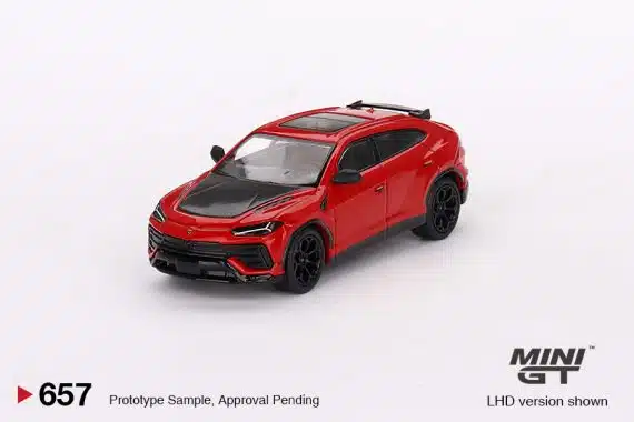 MINI GT No.657 Lamborghini Urus Performante Rosso Mars MGT00657