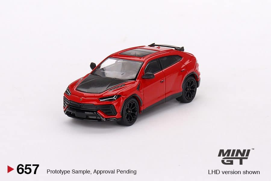 MINI GT No.657 Lamborghini Urus Performante Rosso Mars MGT00657