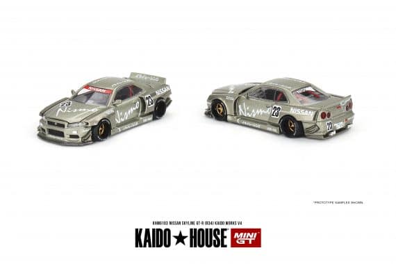 MINI GT No.103 Nissan Skyline GT-R (R34) Kaido Works V4 KHMG103