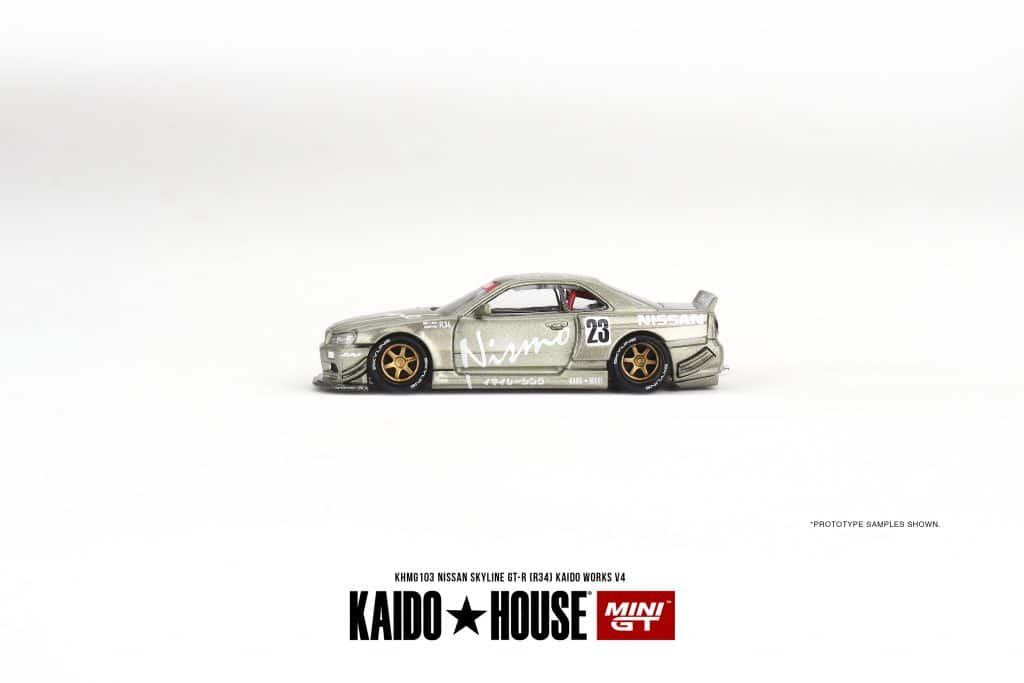 MINI GT No.103 Nissan Skyline GT-R (R34) Kaido Works V4 KHMG103