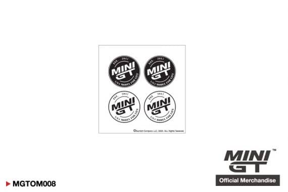 MINI GT Round Logo Mini Sticker Set (9.5x9.5cm) MGTOM008