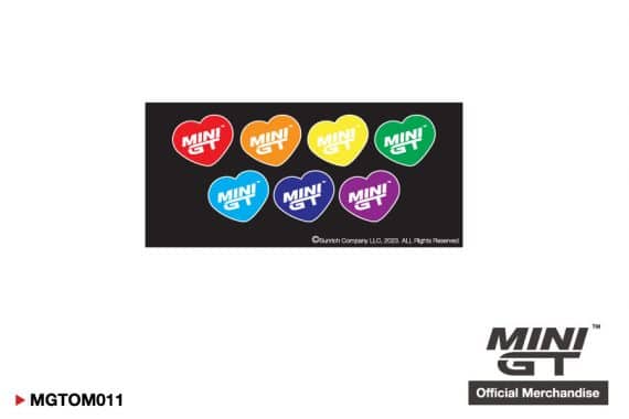 MINI GT Colorful Hearts Sticker Set (7.3x16cm) MGTOM011